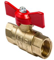 Кран шаровой 3/4 ВР/ВР DN20 PN40 (Ручка - Бабочка)