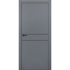 Купить Межкомнатная дверь ПЭТ Silk-3 графит глухая