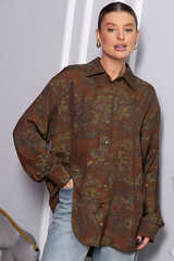 Блуза Тайна очарования (коричневая) Б14433-5М LT Collection