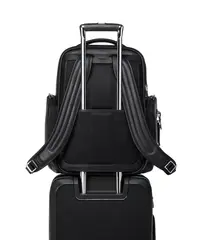 Рюкзак кожаный большой Barker/Black