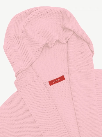 Кардиган с капюшоном из экохлопка