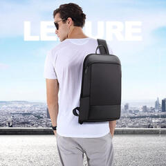 Рюкзак плоский для ноутбука BOPAI чёрный (уценка)