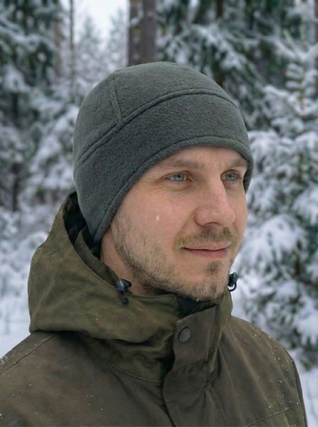 Шапка флисовая подшлемник (двойной флис) Олива