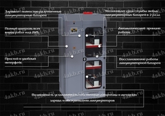 Светоч-03.Pro Зарядно-десульфатирующий шкаф для АКБ (Kronvuz, Россия)