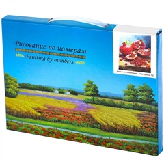 
          Картина по номерам Alingar, 20х30 см, 12 цветов, с акриловыми красками, холст на подрамнике, "Гранаты"