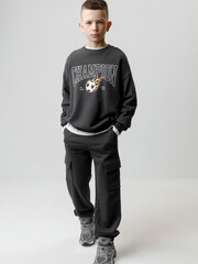 джемпер  для мальчика  КР 302843/антрацитовый 3902 к596