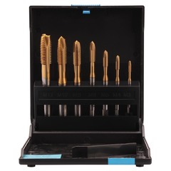 Набор метчиков машинных M3 -M12 HSSE-TiN DIN371/376 (B/4-5P) 7пр Volkel 47825