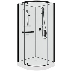 Душевая кабина Ceruttispa (ЧеруттиСпа) KORRA90B, с низким поддоном, 90x90x205