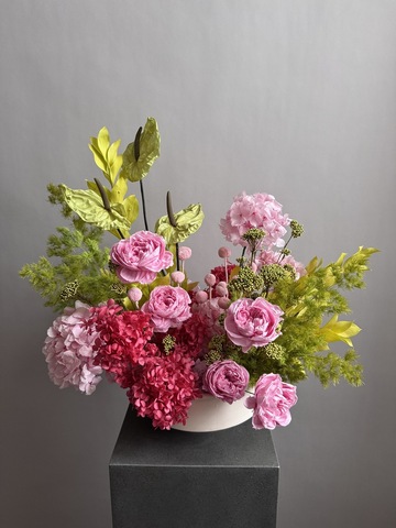 Композиция в кашпо Хасмантиум