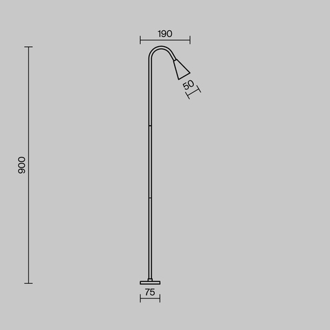 Ландшафтный светодиодный светильник Maytoni Barb O531FL-L3B3K1