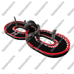 Надувная трасса для машинок "Автотрек", 15,3*6*2,5 м