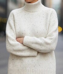 Описание по вязанию свитера спицами "Vikse"