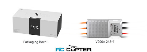 ESC регулятор мотора T-Motor V200A 12-24S PWM/CAN