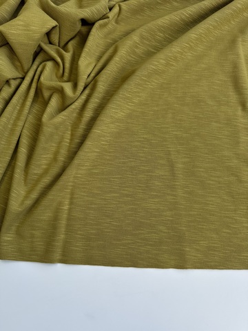 Трикотаж вискозный, слаб, Оливковый