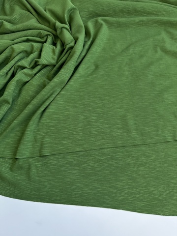 Трикотаж вискозный, слаб, Густая листва