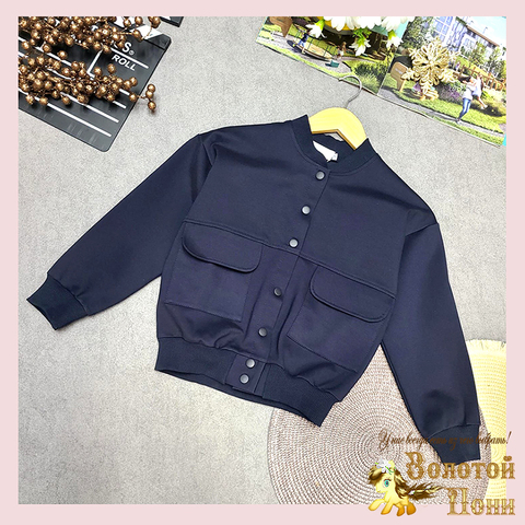 Жакет-бомбер хлопок мд (9-13) 260415-WD203