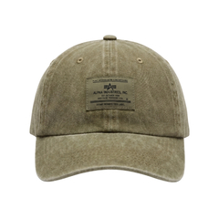 Бейсболка Alpha Industries Battlewash Cap Olive (Зеленая)