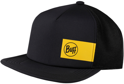 Картинка кепка Buff Explore Trucker Cap Cram Logo Black - 1