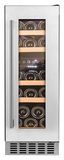 Винный шкаф Temptech Oslo OX30DX нерж. сталь