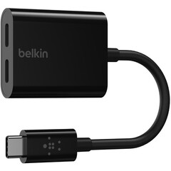 Адаптер Belkin RockStar USB-C Audio&USB-C 60W Charge Adapter, черный