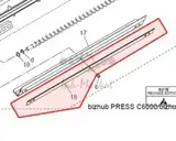 Направляющая/2 в сборе Konica Minolta AccurioLabel 190/bizhub PRESS C71cf (A1DUR71D00)