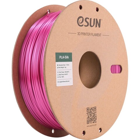 Пластик для 3D-печати eSUN PLA-Silk, 1,75 мм, 1 кг, фиолетовый, PLA-SK175O-VI1Y1