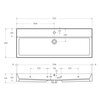Cezares CZR-8070-80 Керамическая раковина CZR-8070-80, 810x460x140