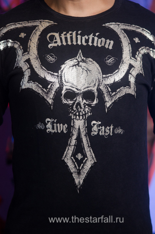 Affliction | Пуловер мужской Death Blade принт спереди