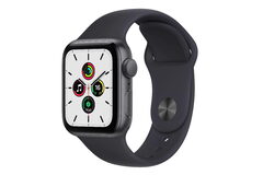 Смарт часы Apple Watch SE GPS, 40mm Space Grey Aluminium Case with Midnight Sport Band - Regular (MKQ13GK/A)
