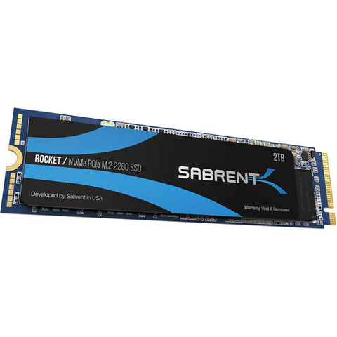 SSD диск Sabrent 2TB ROCKET NVMe PCIe M.2 2280 Internal High-Performance SSD