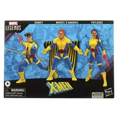 Фигурки Marvel Legends Series: Banshee - Gambit - Psylocke (3 Pack)