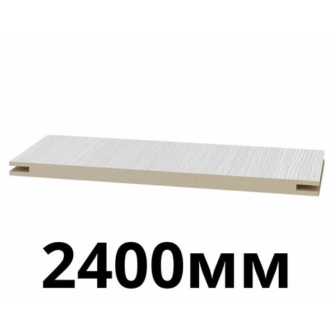 Добор телескопический 220х10х2400мм экошпон Ясень серебристый