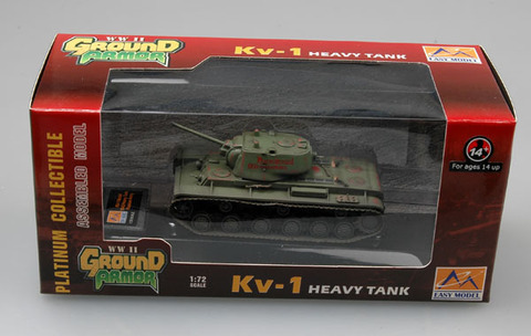 Модель Танк масштаб 1:72 КВ-1 1941 Армия СССР