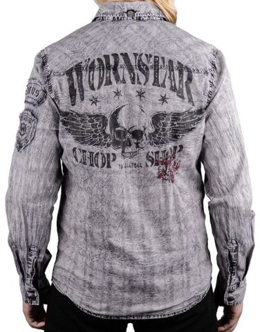 Wornstar | Рубашка мужская ASCENSION SHIRT W140 спина