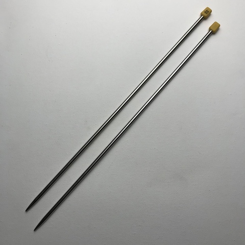 Спицы прямые Maxwell металл 5,0мм/35см (2шт) арт.35-50