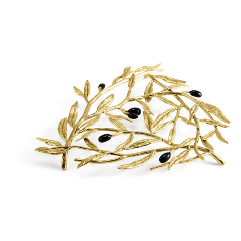 Подставка под горячее 24х22см Michael Aram Золотая оливковая ветвь