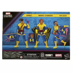 Фигурки Marvel Legends Series: Banshee - Gambit - Psylocke (3 Pack)