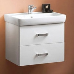 Тумба Америна 60 с раковиной Тигода, белый