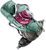 Картинка рюкзак туристический Deuter Aircontact Pro 55+15 SL Seagreen/Coffee - 6