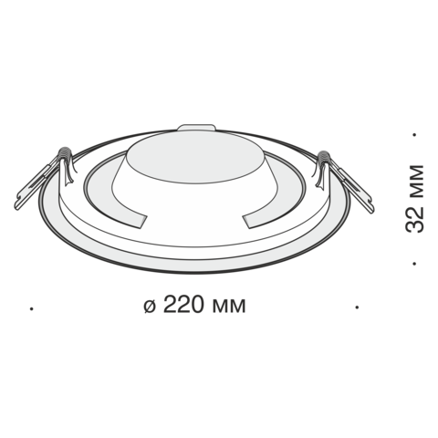 Встраиваемый светильник Technical Stockton DL017-6-L18W