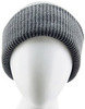 Картинка шапка вязаная Skully Wear beanie long thick dark grey - 8