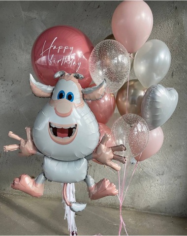 Воздушные шары Буба на день рождения девочки Новосибирск от Wonderball-project