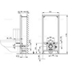 Инсталляция для унитаза без бачка Alcaplast A113/1200