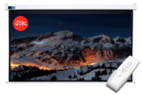 Экран S'OK SCPSM-332x186 150'' настенно-потолочный, моторизованный, матовый, белый