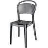 Стул Bee прозрачный серый