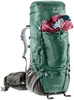 Картинка рюкзак туристический Deuter Aircontact Pro 55+15 SL Seagreen/Coffee - 8