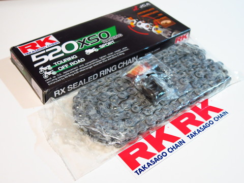 Цепь RK Japan 520 XSO 120 звеньев CL