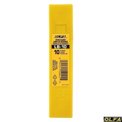 OLFA 18 мм, 10 шт, в боксе, сегментированные лезвия (OL-LB-10)