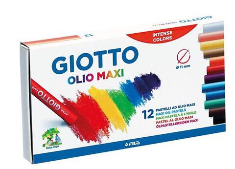 Təbaşir \ Мел\Hang tab box 12 giotto oil pastels