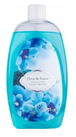 Fleurs De France Пена для ванн Бархат фиалки 730 г. (Liv-delano)